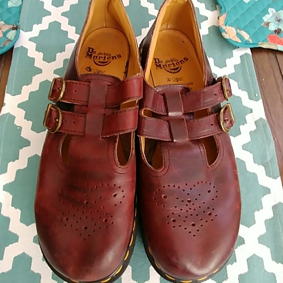 oxblood mary janes